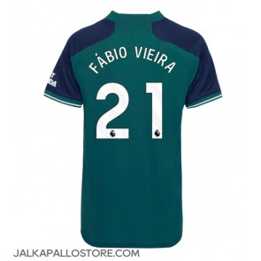 Arsenal Fabio Vieira #21 Kolmaspaita Naisten 2023-24 Lyhythihainen